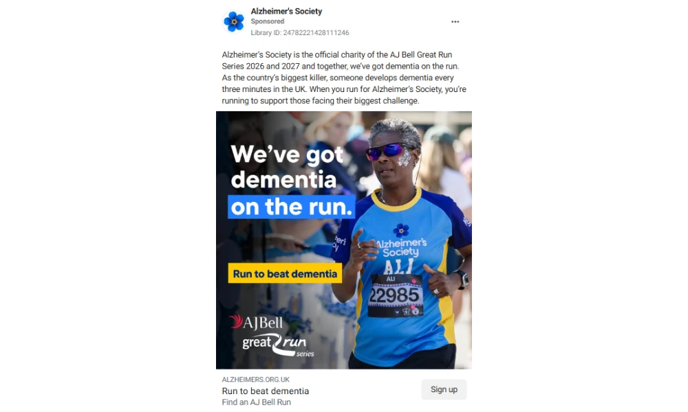Alzheimer’s Society – AJ Bell Great Run Series Partnership Alzheimer’s Society – AJ Bell Great Run Series Partnership