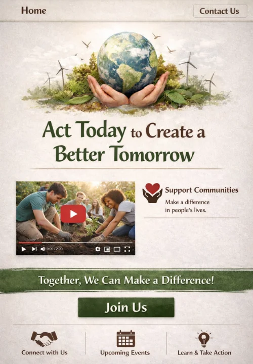 Act Today to Create a Better Tomorrow