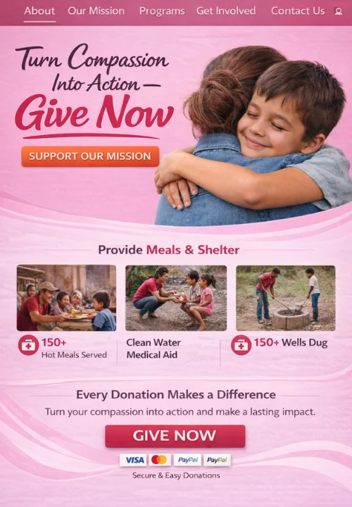 Turn Compassion Into Action—Give Now